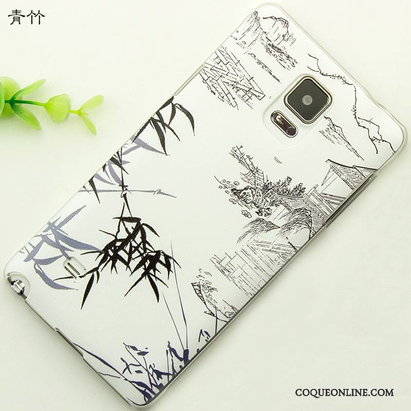 Samsung Galaxy Note 4 Étoile Délavé En Daim Vert Dessin Animé Étui Coque De Téléphone Gaufrage