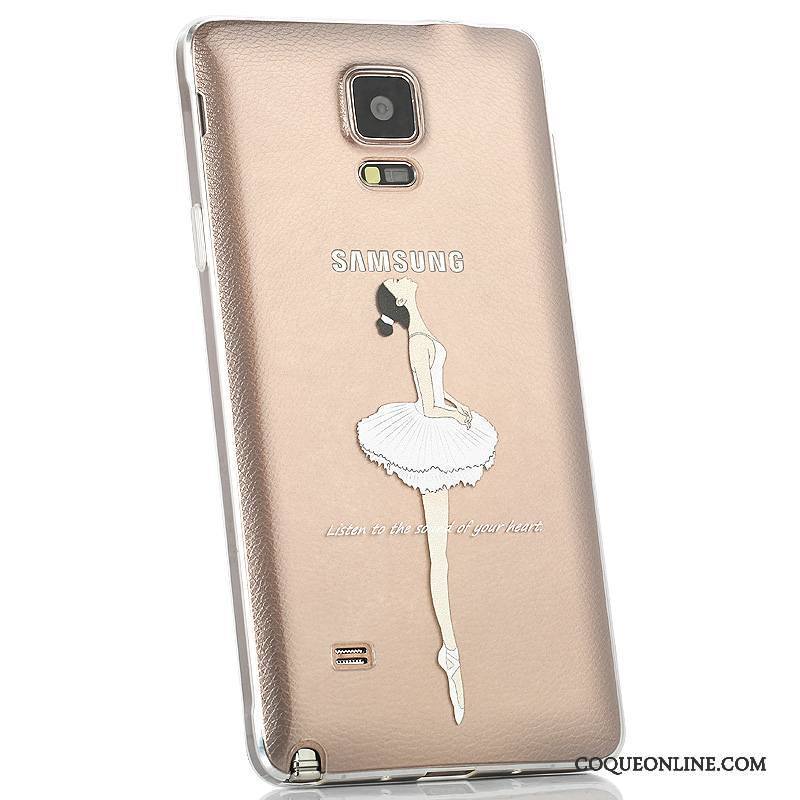 Samsung Galaxy Note 4 Étoile Très Mince Couvercle Arrière Incassable Étui Coque De Téléphone Protection