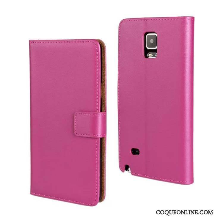 Samsung Galaxy Note 4 Étoile Étui Jaune Étui En Cuir Coque De Téléphone Téléphone Portable Cuir Véritable