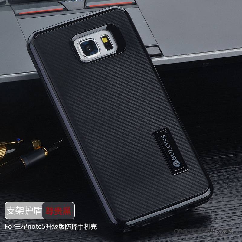 Samsung Galaxy Note 5 Coque Couvercle Arrière Étoile Protection Incassable Silicone Tout Compris Gris