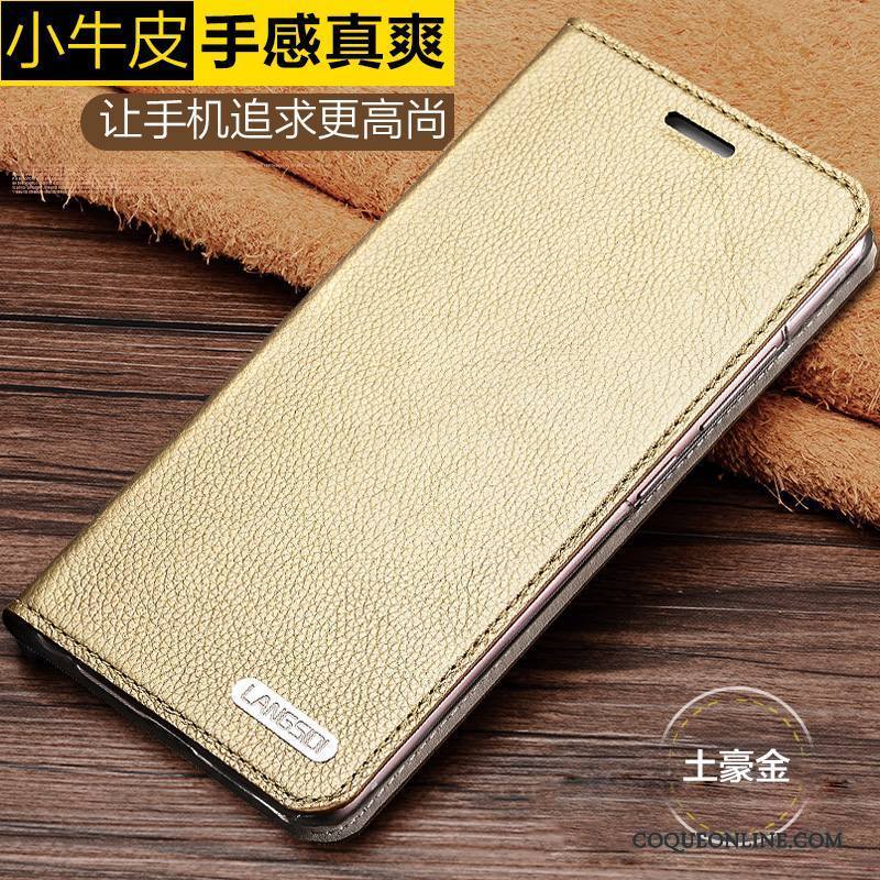 Samsung Galaxy Note 5 Coque Cuir Véritable Protection Étoile Étui En Cuir Incassable Marron Manuel