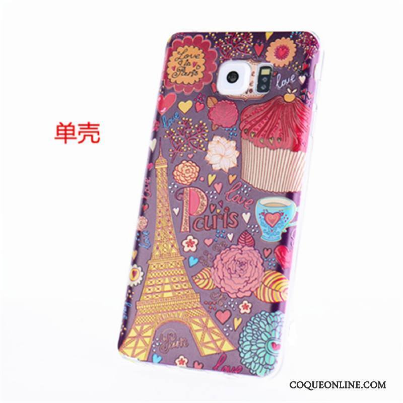 Samsung Galaxy Note 5 Coque De Téléphone Incassable Fleurs Fluide Doux Anneau Rose Tout Compris