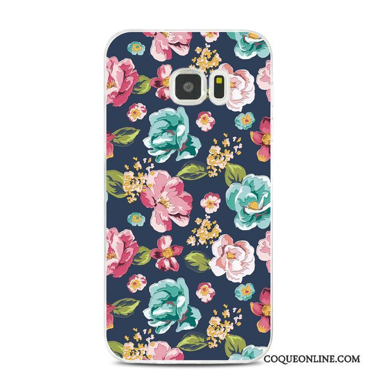 Samsung Galaxy Note 5 Coque De Téléphone Protection Fleurs Étoile Silicone Étui Petit