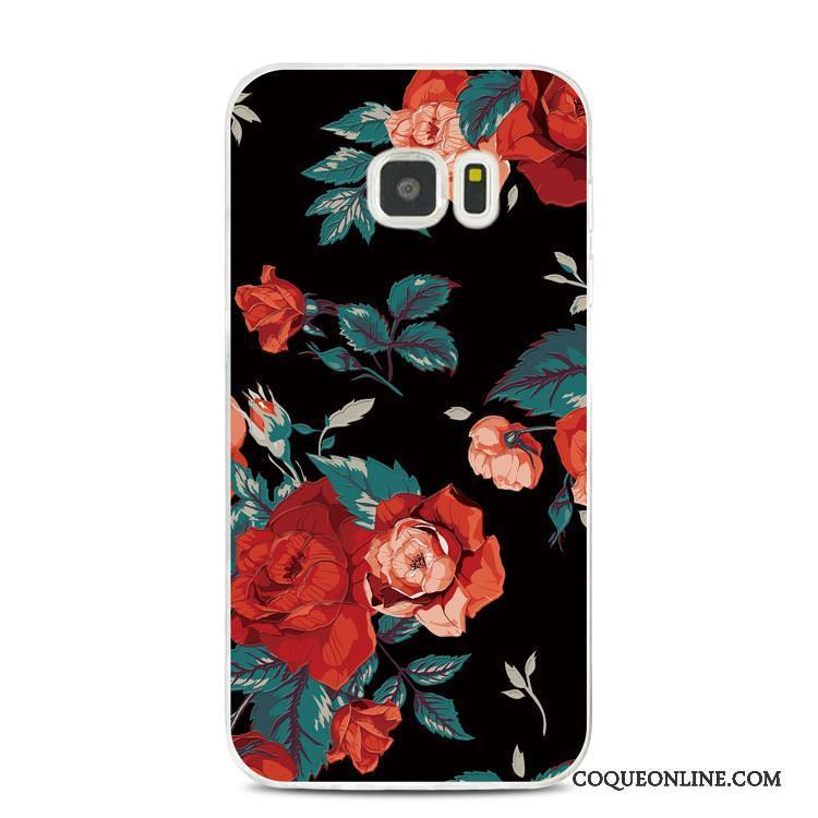 Samsung Galaxy Note 5 Coque De Téléphone Protection Fleurs Étoile Silicone Étui Petit