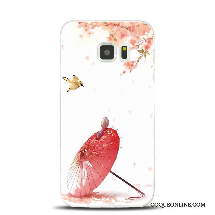 Samsung Galaxy Note 5 Coque De Téléphone Silicone Support Fleurs Étoile Gaufrage Fleur De Pêche