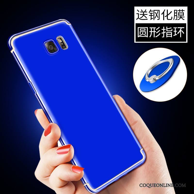 Samsung Galaxy Note 5 Coque Incassable Délavé En Daim Étoile Étui Silicone Tout Compris Couvercle Arrière