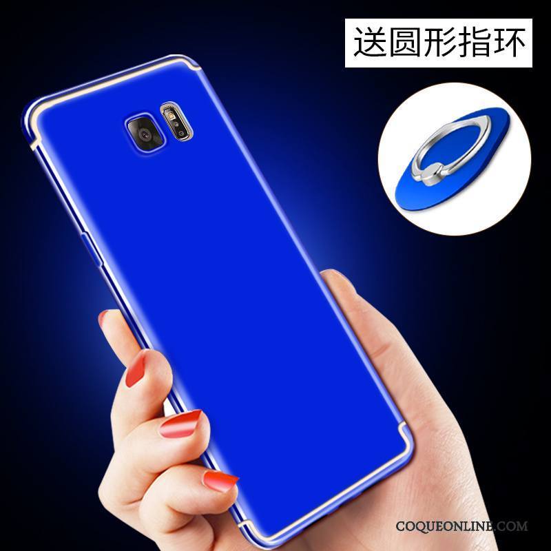 Samsung Galaxy Note 5 Coque Incassable Délavé En Daim Étoile Étui Silicone Tout Compris Couvercle Arrière