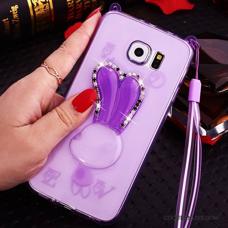 Samsung Galaxy Note 5 Coque Protection Téléphone Portable Silicone Étui Ornements Suspendus Étoile Dessin Animé