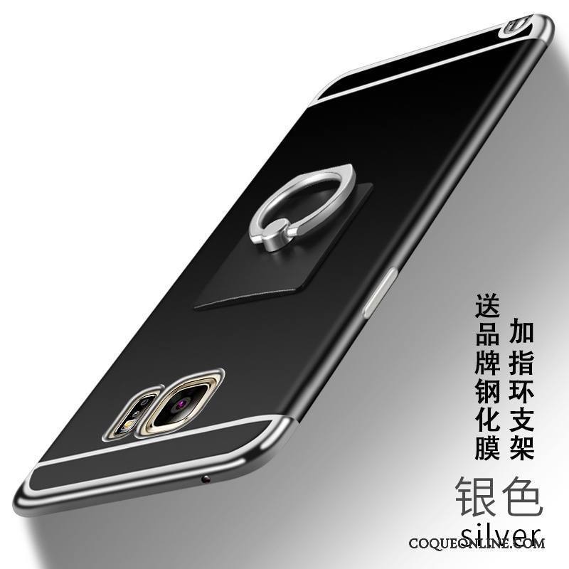 Samsung Galaxy Note 5 Coque Silicone Étoile Argent Étui Tout Compris Protection Nouveau