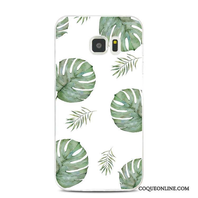 Samsung Galaxy Note 5 Fluide Doux Gaufrage Vert Silicone Coque Support Étoile