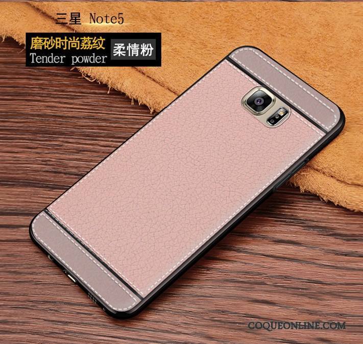 Samsung Galaxy Note 5 Fluide Doux Protection Tendance Coque Incassable Nouveau Téléphone Portable