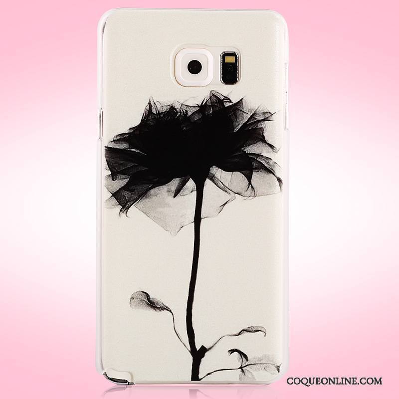 Samsung Galaxy Note 5 Mesh Coque Rose Peinture De Téléphone Protection Étui