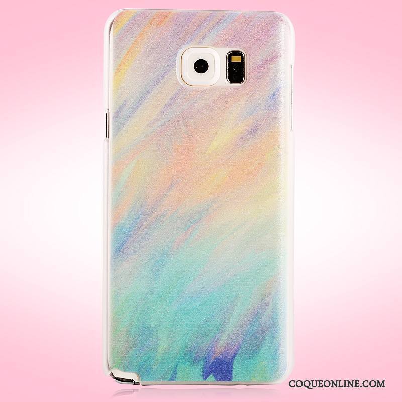 Samsung Galaxy Note 5 Mesh Coque Rose Peinture De Téléphone Protection Étui