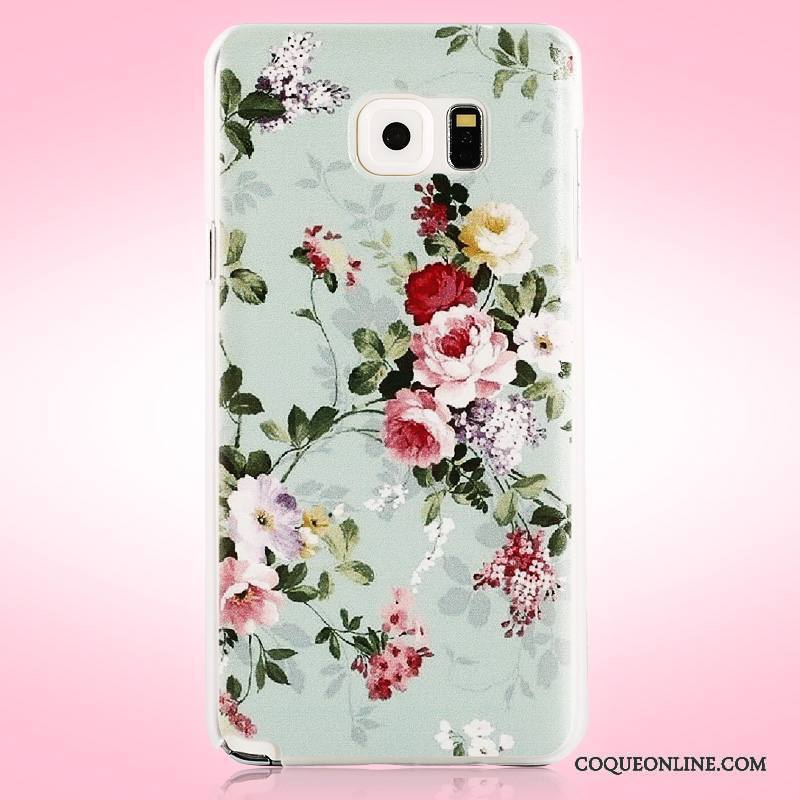 Samsung Galaxy Note 5 Mesh Coque Rose Peinture De Téléphone Protection Étui