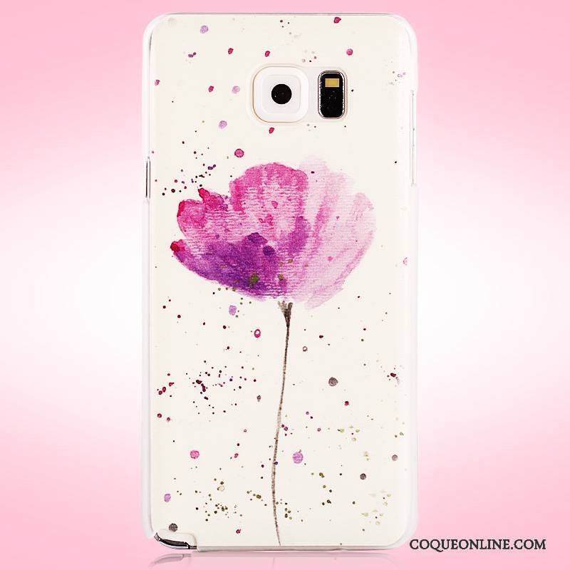 Samsung Galaxy Note 5 Mesh Coque Rose Peinture De Téléphone Protection Étui