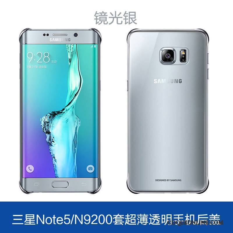 Samsung Galaxy Note 5 Or Étui Coque De Téléphone Téléphone Portable Étoile Très Mince Transparent