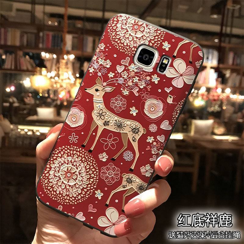 Samsung Galaxy Note 5 Ornements Suspendus Tendance Coque De Téléphone Tout Compris Étui Silicone Fleurs