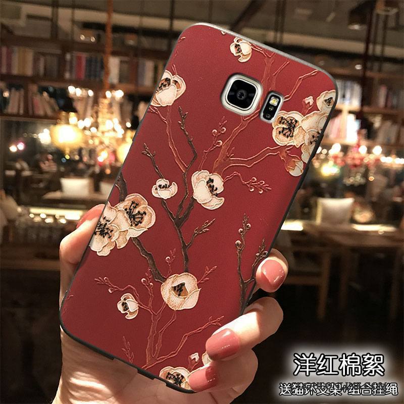 Samsung Galaxy Note 5 Ornements Suspendus Tendance Coque De Téléphone Tout Compris Étui Silicone Fleurs