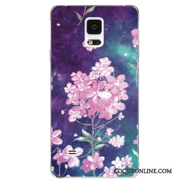 Samsung Galaxy Note 5 Ornements Suspendus Vintage Violet Silicone Style Chinois Étoile Coque De Téléphone