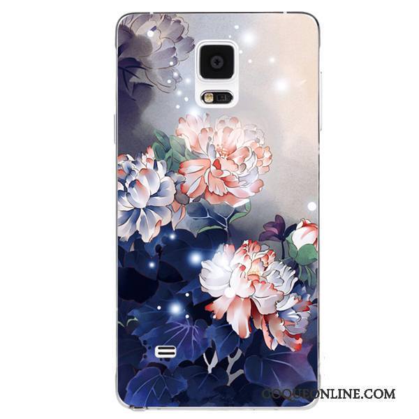 Samsung Galaxy Note 5 Ornements Suspendus Vintage Violet Silicone Style Chinois Étoile Coque De Téléphone