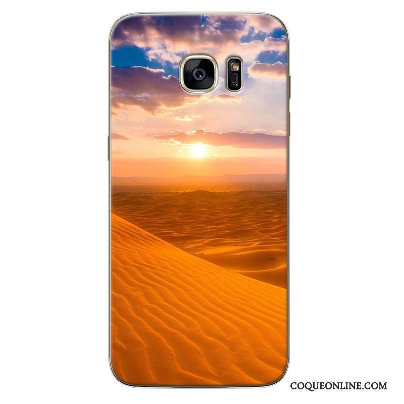 Samsung Galaxy Note 5 Personnalisé Paysage Violet Incassable Étoile Silicone Coque De Téléphone