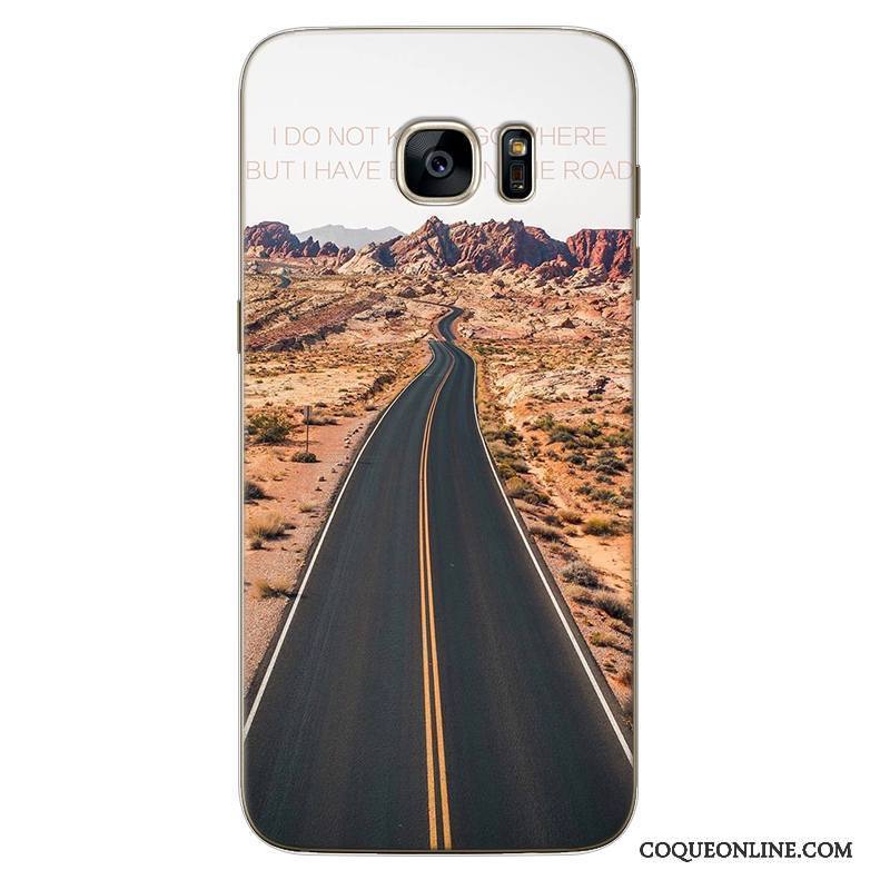 Samsung Galaxy Note 5 Personnalisé Paysage Violet Incassable Étoile Silicone Coque De Téléphone