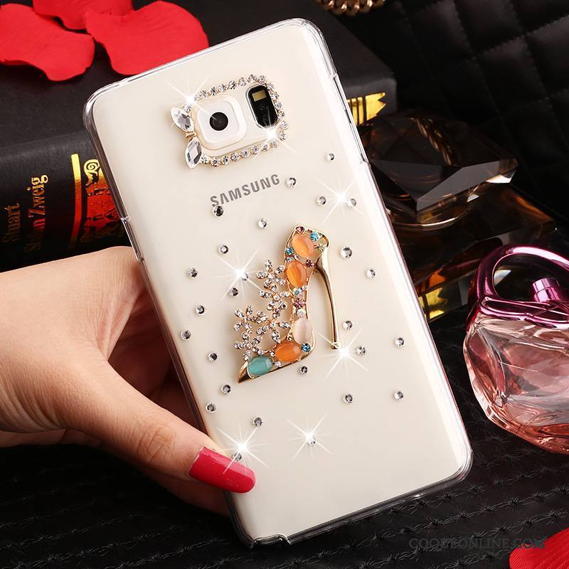 Samsung Galaxy Note 5 Strass Protection Étui Transparent Coque Étoile De Téléphone