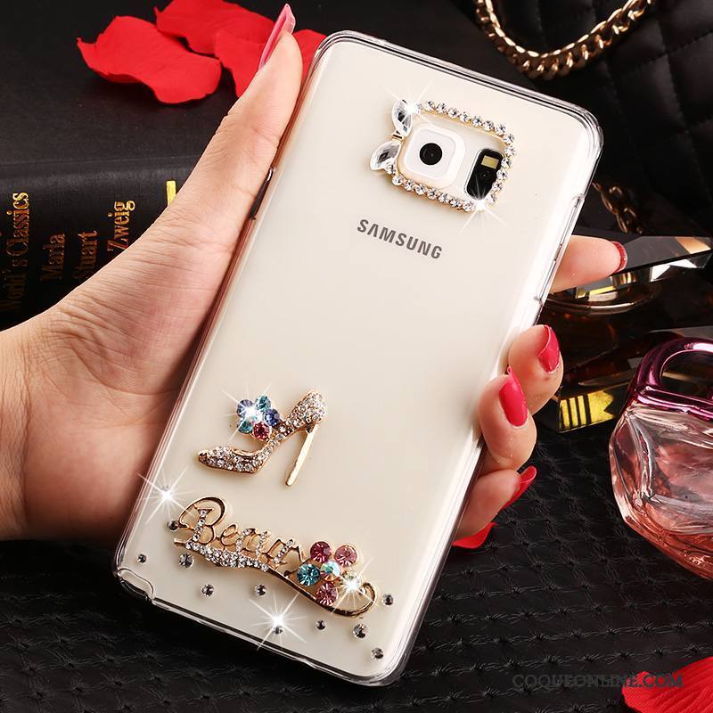 Samsung Galaxy Note 5 Strass Protection Étui Transparent Coque Étoile De Téléphone