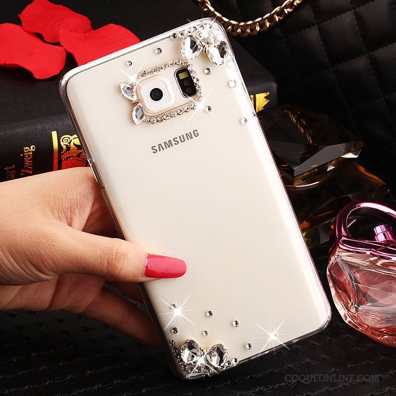Samsung Galaxy Note 5 Strass Protection Étui Transparent Coque Étoile De Téléphone
