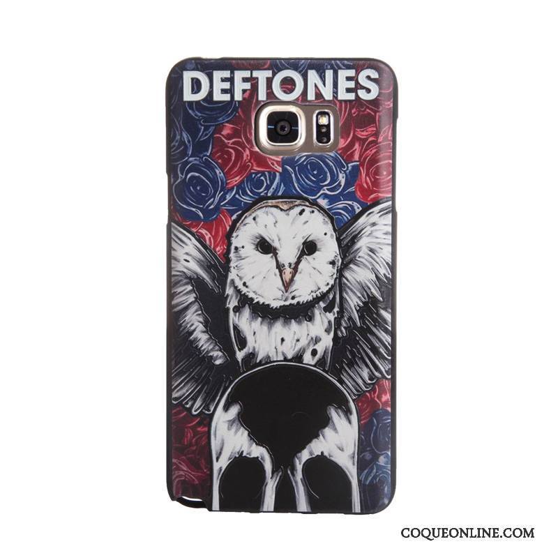 Samsung Galaxy Note 5 Tempérer Membrane Fluide Doux Coque De Téléphone Gaufrage Dessin Animé Protection