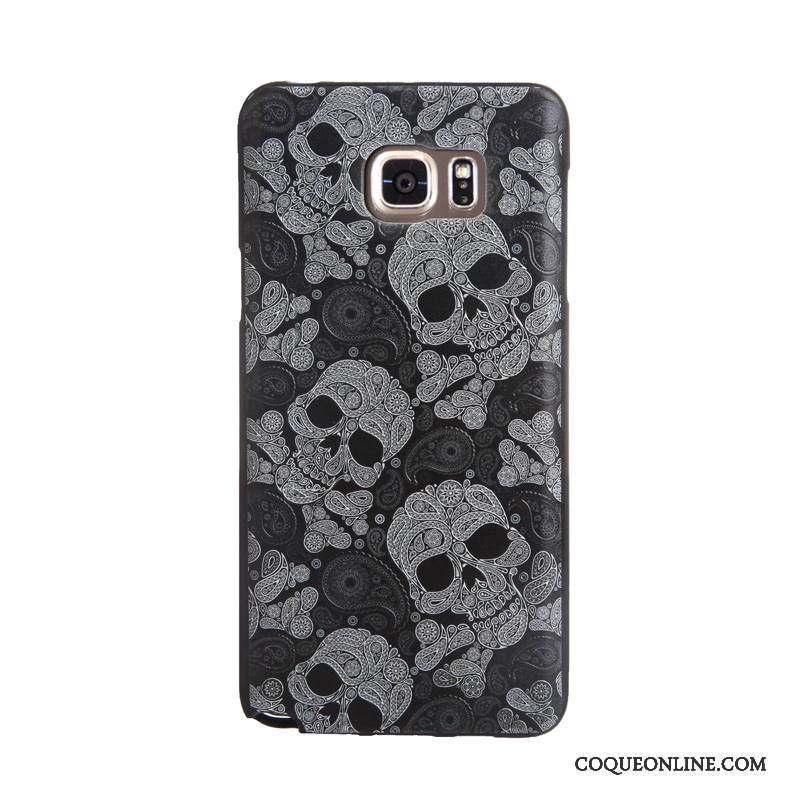 Samsung Galaxy Note 5 Tempérer Membrane Fluide Doux Coque De Téléphone Gaufrage Dessin Animé Protection