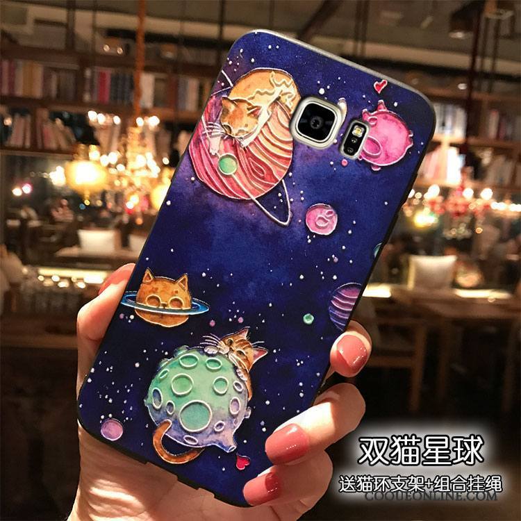 Samsung Galaxy Note 5 Violet Étoile Coque De Téléphone Dessin Animé Tendance Étui Silicone