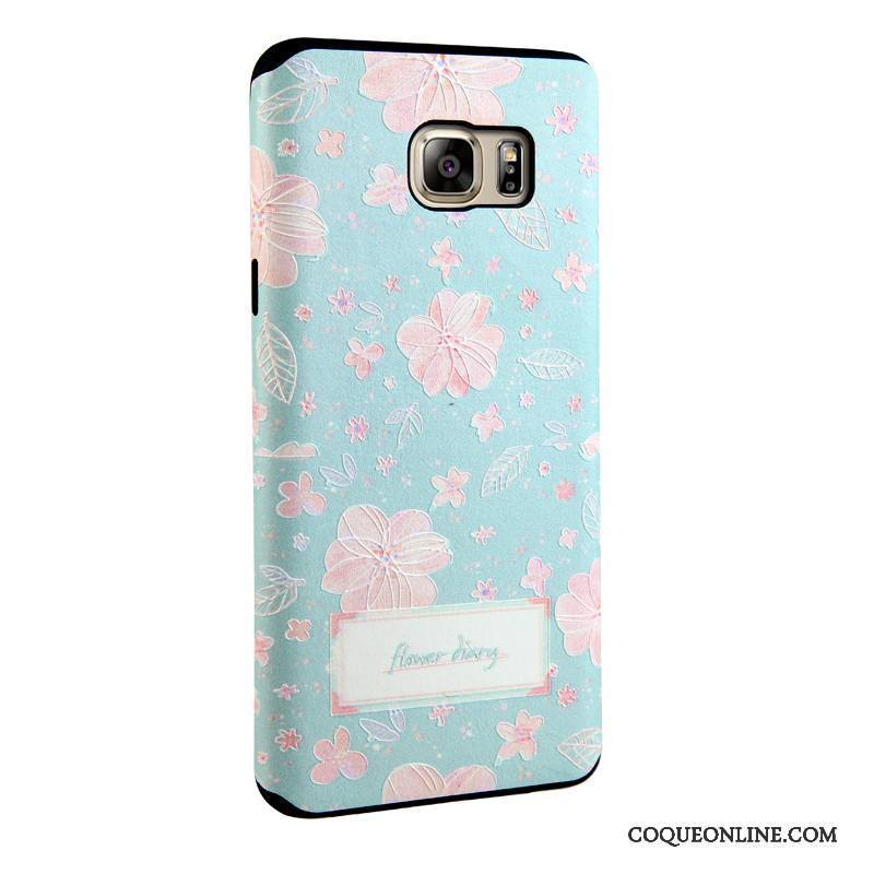 Samsung Galaxy Note 5 Étoile Fleurs Protection Peinture Fluide Doux Coque De Téléphone Tendance