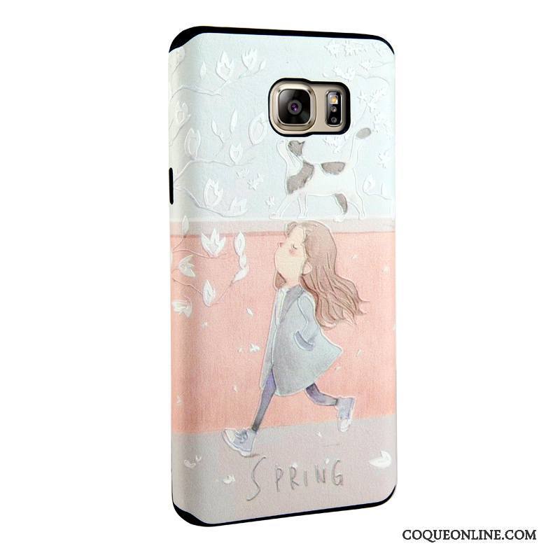 Samsung Galaxy Note 5 Étoile Fleurs Protection Peinture Fluide Doux Coque De Téléphone Tendance