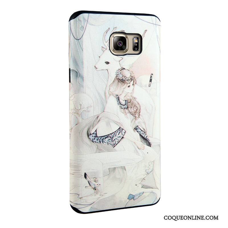 Samsung Galaxy Note 5 Étoile Fleurs Protection Peinture Fluide Doux Coque De Téléphone Tendance