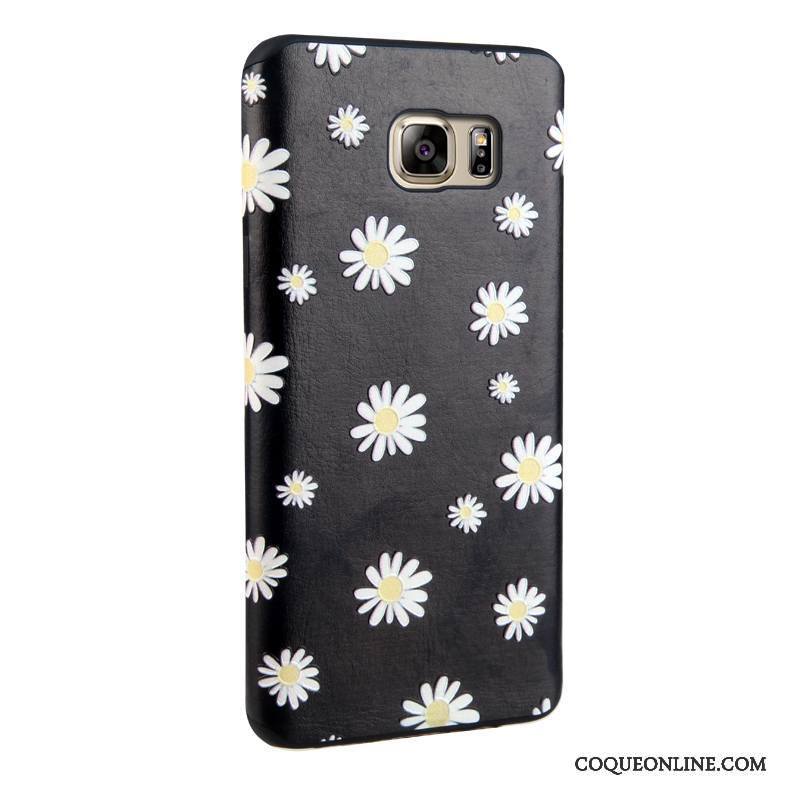 Samsung Galaxy Note 5 Étoile Fleurs Protection Peinture Fluide Doux Coque De Téléphone Tendance