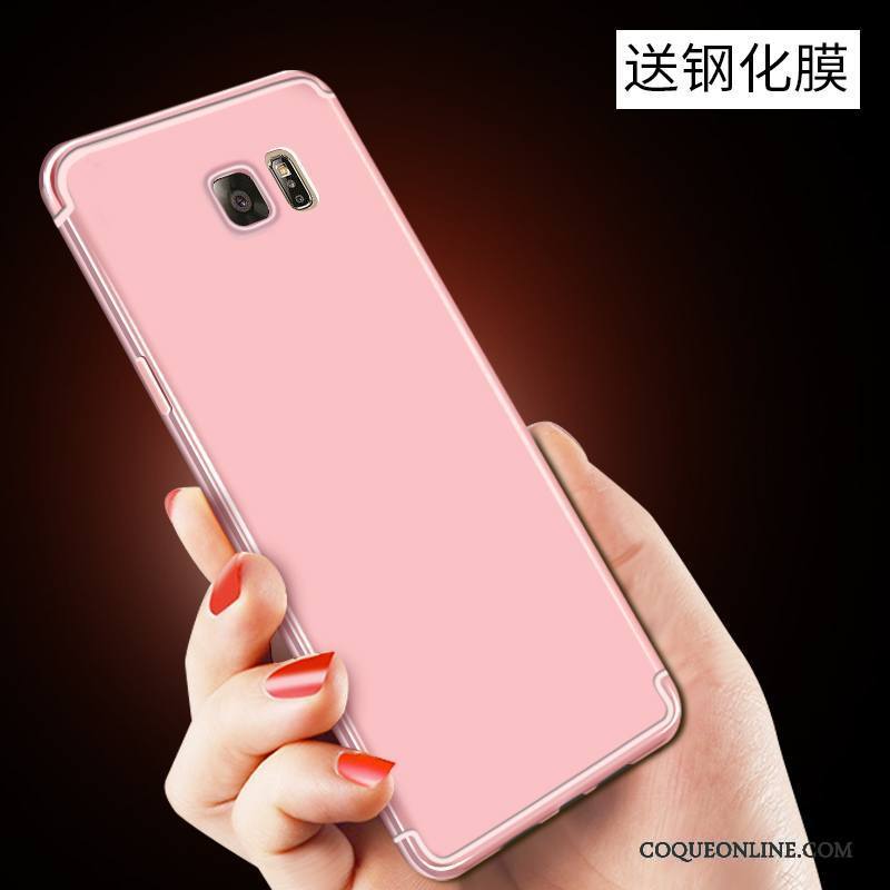 Samsung Galaxy Note 5 Étoile Fluide Doux Coque De Téléphone Protection Noir Anneau Étui