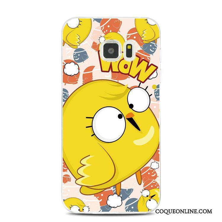 Samsung Galaxy Note 5 Étoile Gaufrage Tout Compris Coque Fluide Doux Silicone Jaune