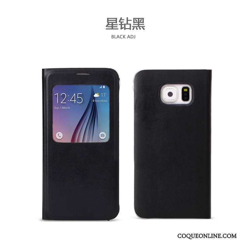 Samsung Galaxy Note 5 Étoile Protection Étui En Cuir Coque De Téléphone Gris Housse Dormance