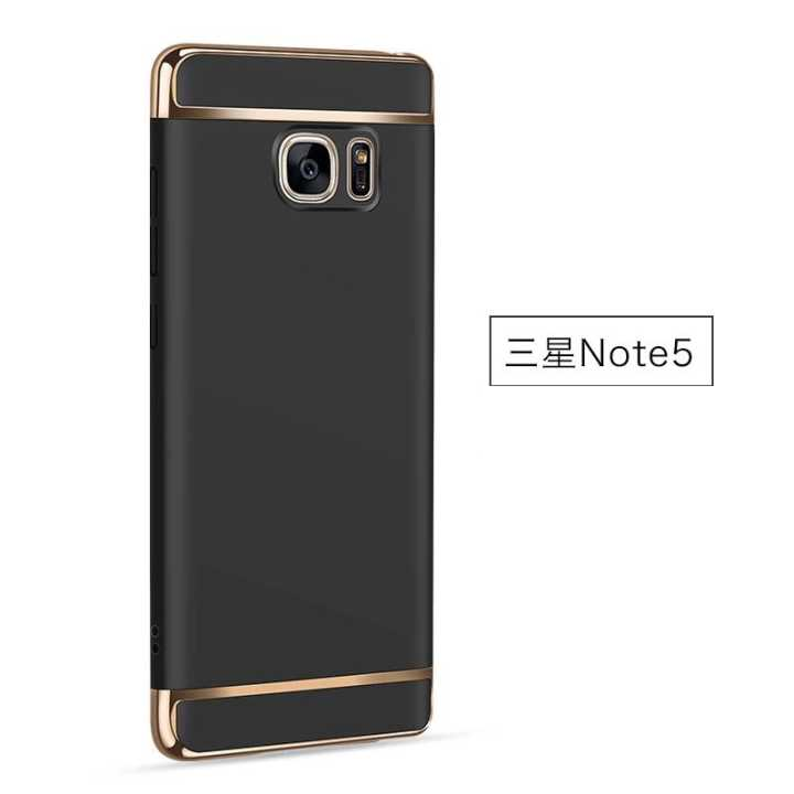 Samsung Galaxy Note 5 Étoile Étui Tout Compris Protection Argent Coque De Téléphone Difficile