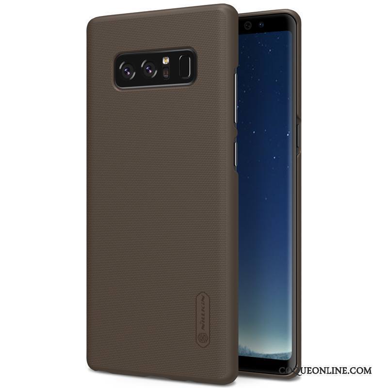 Samsung Galaxy Note 8 Coque Délavé En Daim Incassable Difficile Étui Étoile Protection