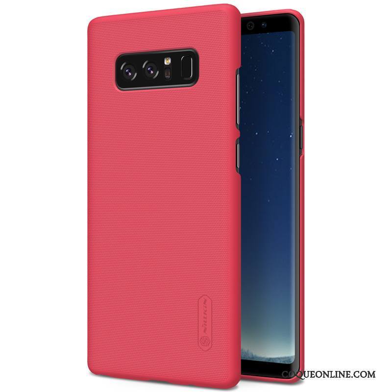 Samsung Galaxy Note 8 Coque Délavé En Daim Incassable Difficile Étui Étoile Protection