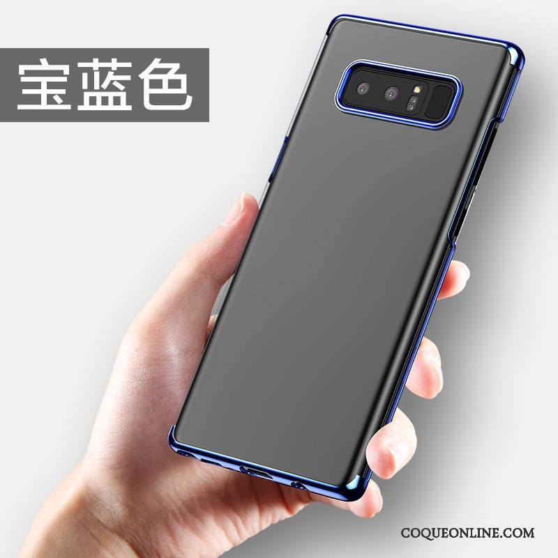 Samsung Galaxy Note 8 Coque Nouveau Étoile Tendance Incassable Transparent Difficile Or