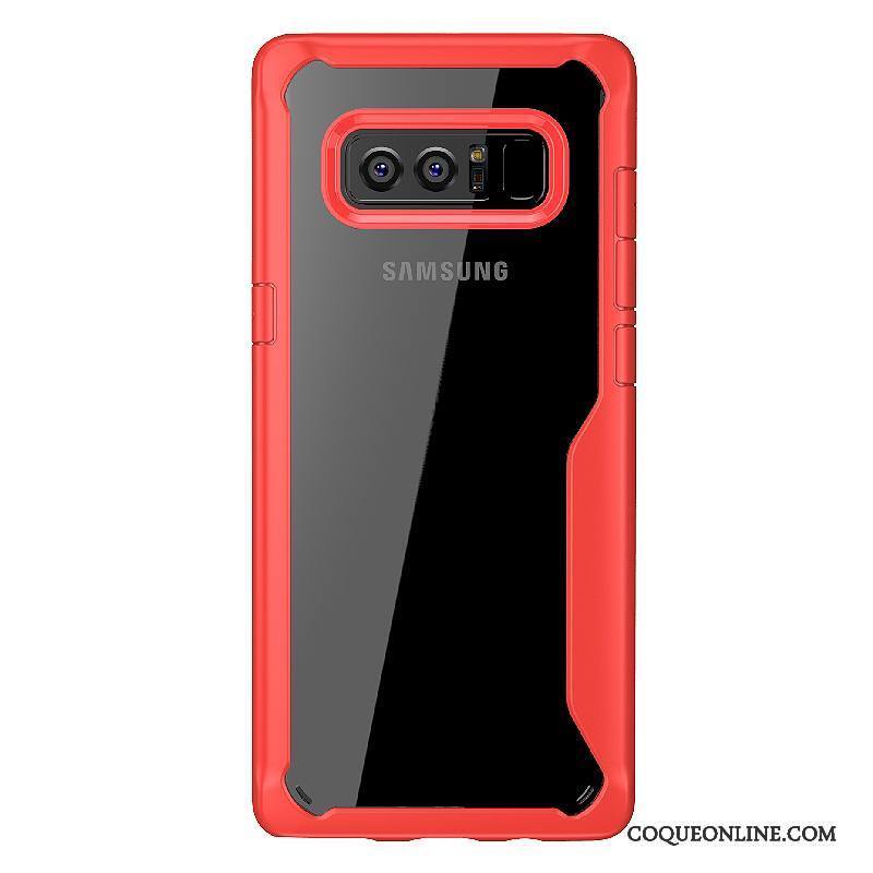 Samsung Galaxy Note 8 Coque Silicone Créatif Protection Tendance Très Mince Tout Compris Noir