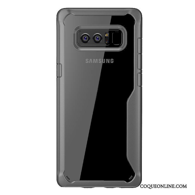Samsung Galaxy Note 8 Coque Silicone Créatif Protection Tendance Très Mince Tout Compris Noir