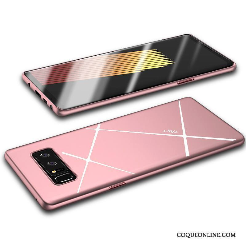 Samsung Galaxy Note 8 Coque Étui Délavé En Daim Tendance Modèle Fleurie Très Mince Personnalité Tout Compris