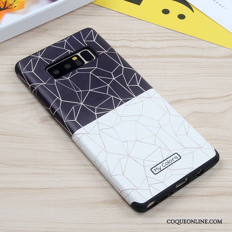 Samsung Galaxy Note 8 Créatif Coque De Téléphone Noir Personnalité Silicone Protection