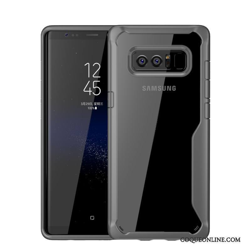 Samsung Galaxy Note 8 Fluide Doux Coque Rouge Protection Incassable Nouveau De Téléphone