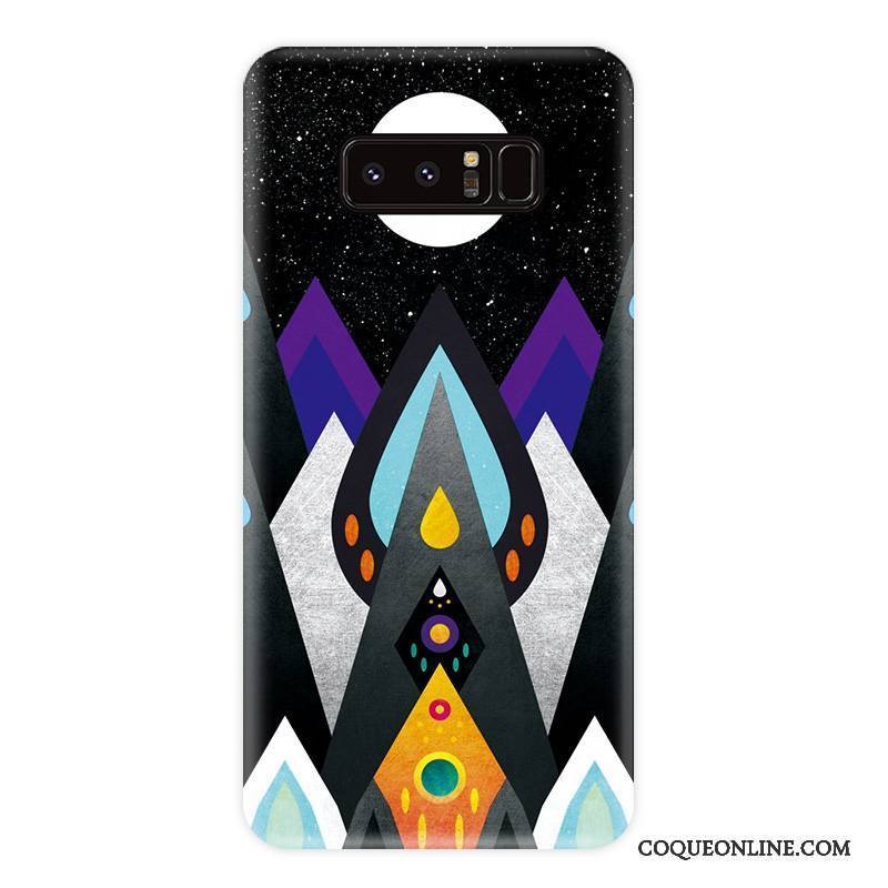 Samsung Galaxy Note 8 Fluide Doux Violet Marque De Tendance Tout Compris Personnalité Étoile Coque