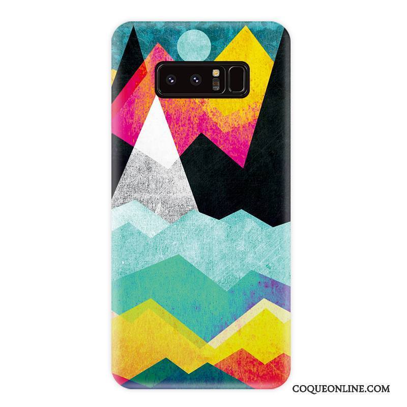 Samsung Galaxy Note 8 Fluide Doux Violet Marque De Tendance Tout Compris Personnalité Étoile Coque